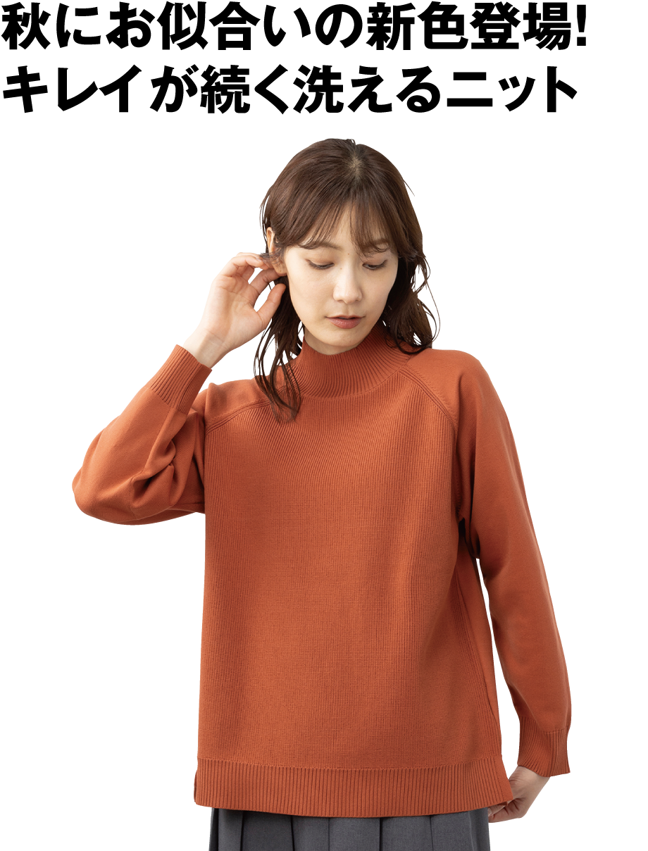 SOLOTEX$00AE使用 レディース ウォッシャブルハイネックニット