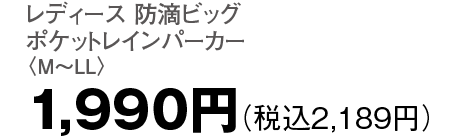 1,990円（税込2,189円）
