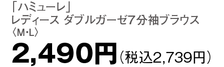 2,490円（税込2,739円）