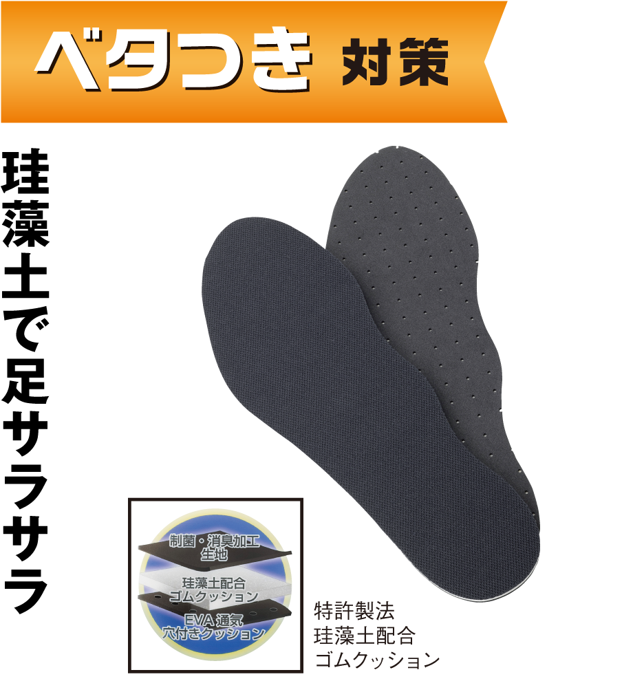 消臭珪藻土インソール