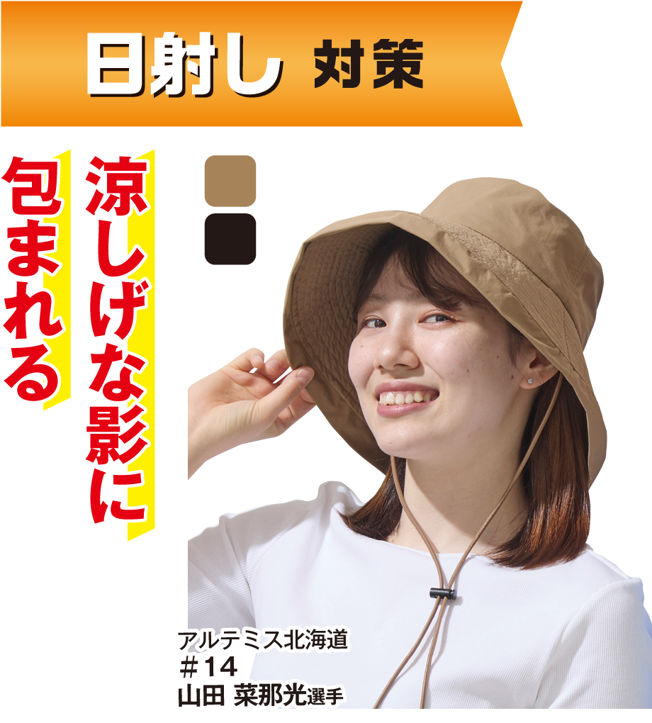 遮熱ブリムハット