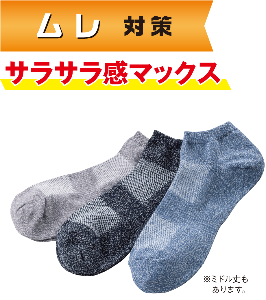 クールマックスソックス （ショート丈）