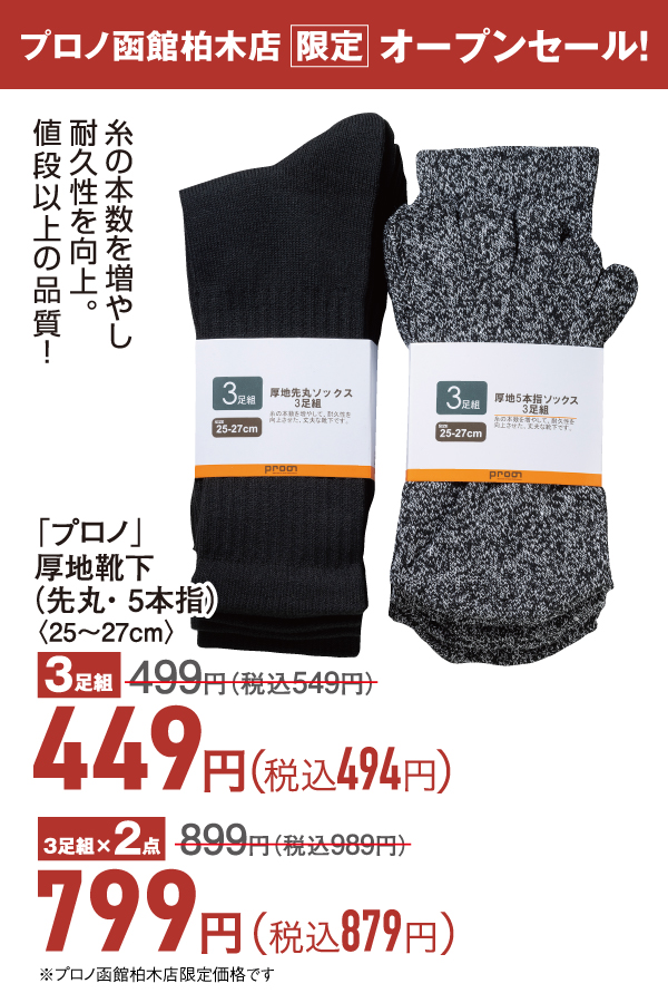 厚地靴下