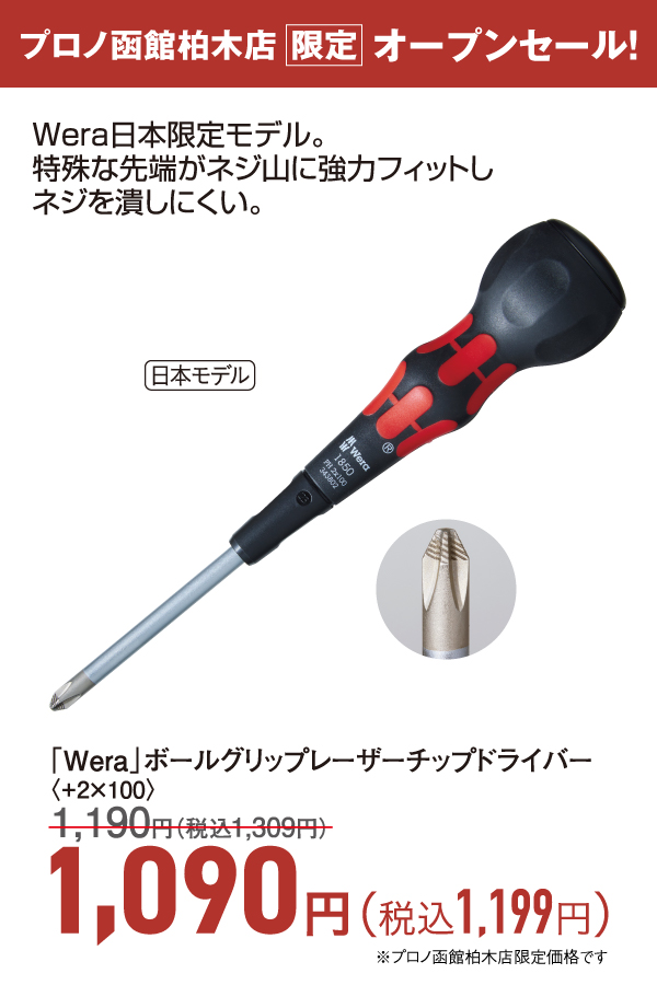 ボールグリップレーザーチップドライバー