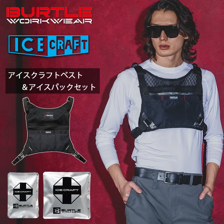 IC103S アイスクラフトベスト＆アイスパックセット